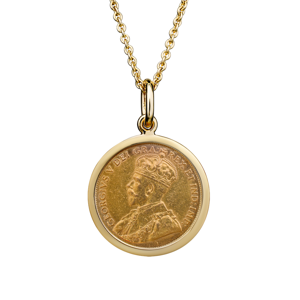 Five dollar 2025 gold piece necklace